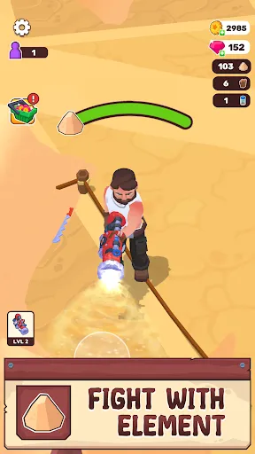 Gameplay screenshot 4 from Wasteland Life: Survival Idle - Role Playing game